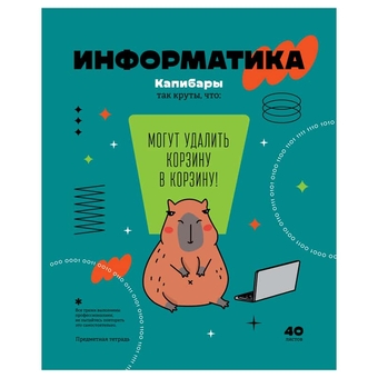 Тетрадь Информатика 40л. А5 Записки школьника (BG)